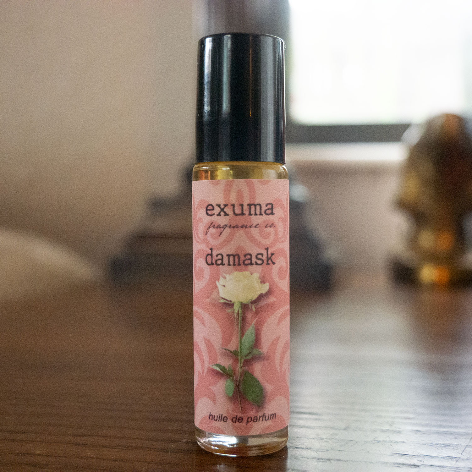 Damask Perfume Oil | Rosy White Oud Fragrance with Mookaite Gemstones ...